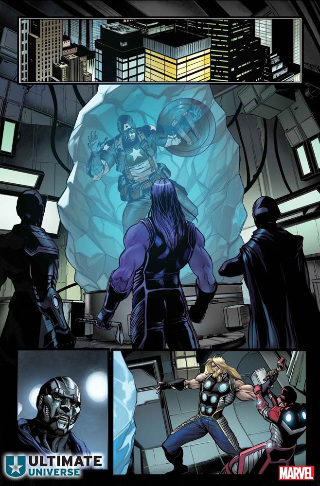ULTIMATE UNIVERSE #1 INTERIOR ARTWORK BY STEFANO CASELLI & DAVID CURIEL