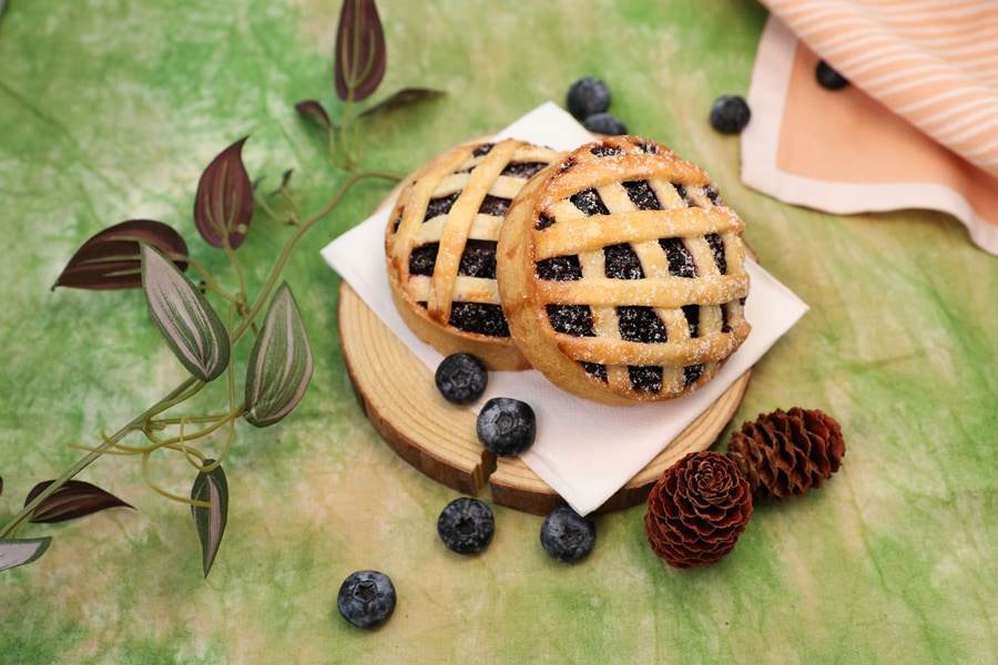 Blueberry tart dessert from Zootopia at Shanghai Disney Resort
