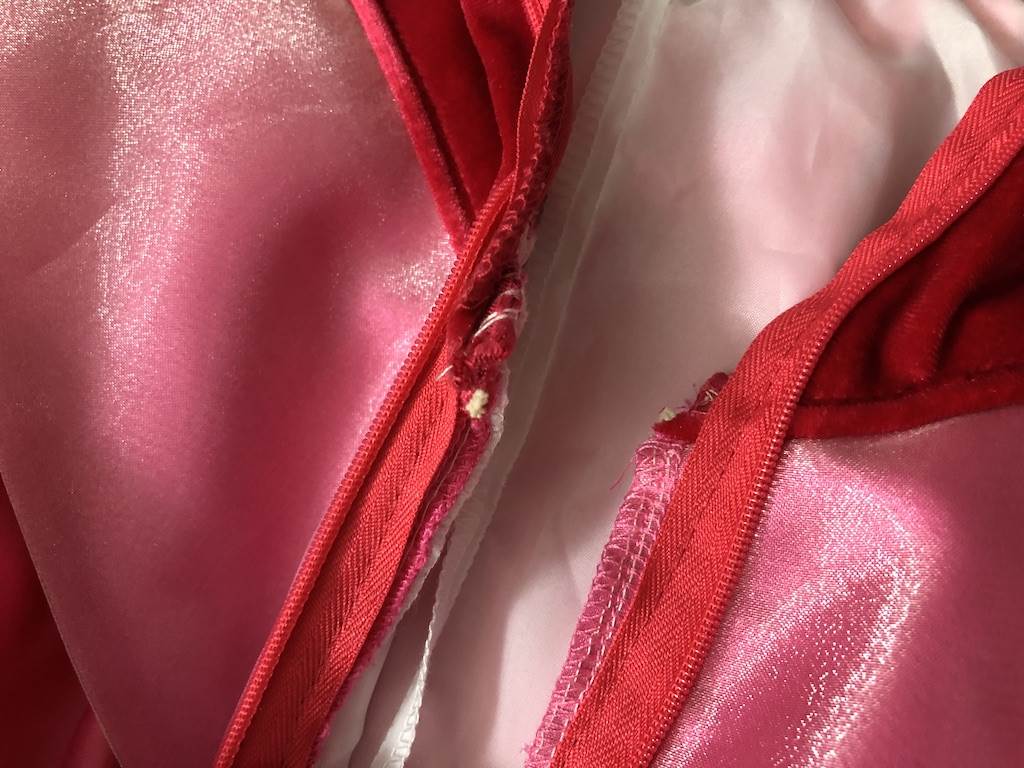 Zipper is hard to close right where the fabric changes.