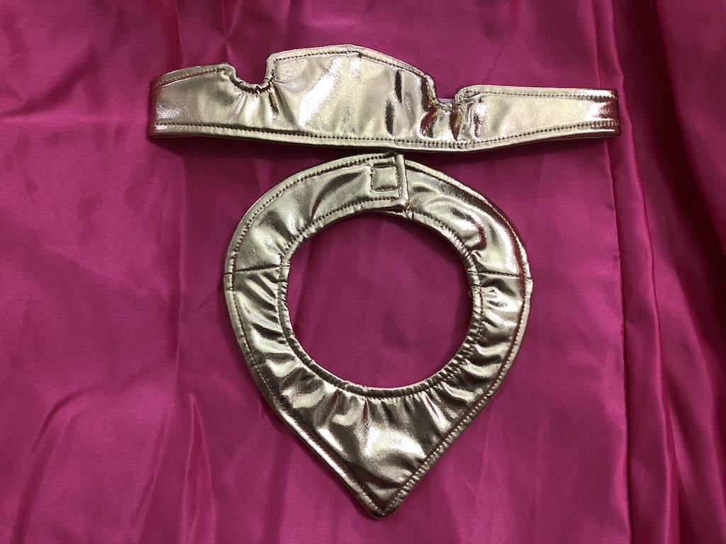 Gold Crown and Necklace accessories