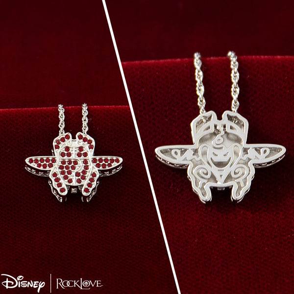 Front and back view of RockLove's Jafar necklace