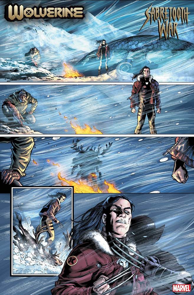 WOLVERINE #41 interior artwork by Cory Smith and Geoff Shaw