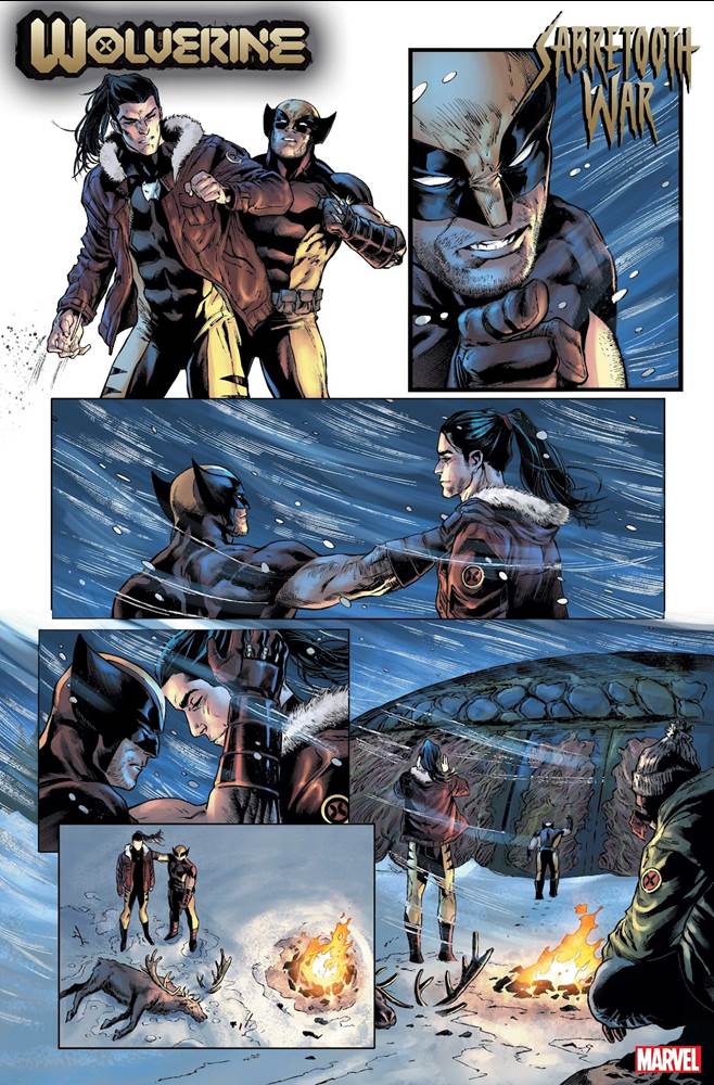 WOLVERINE #41 interior artwork by Cory Smith and Geoff Shaw