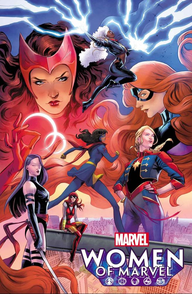 WOMEN OF MARVEL #1 cover by Carmen Carnero