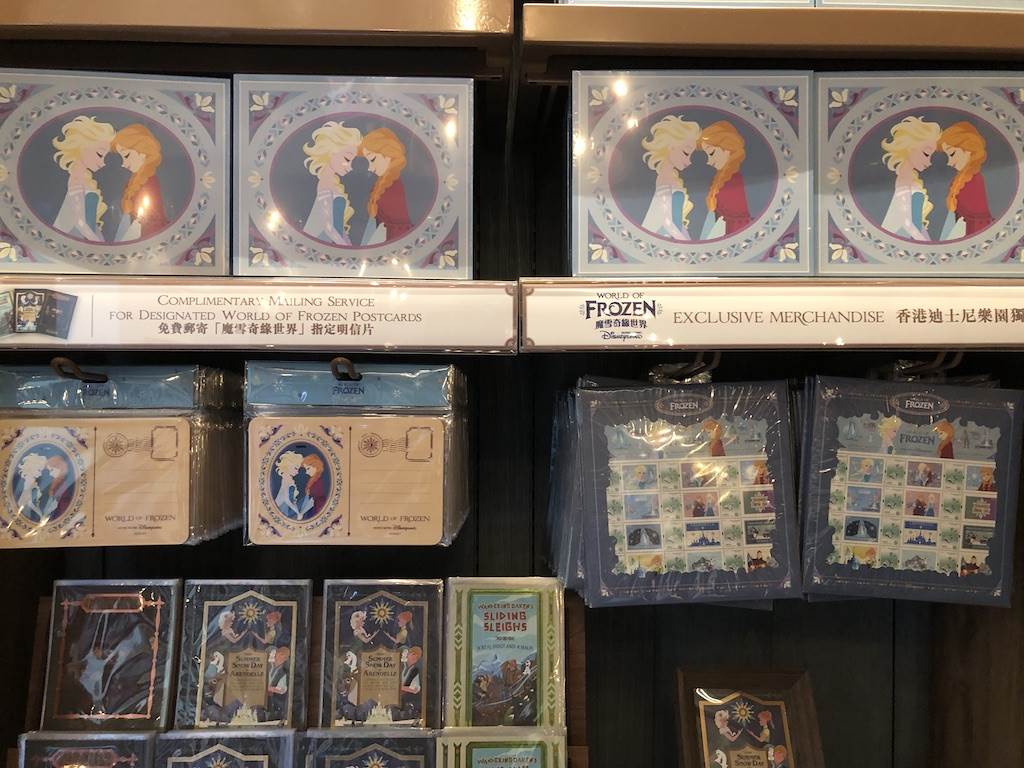 Postcard and stamp collections. These can be mailed via Arendelle Post!