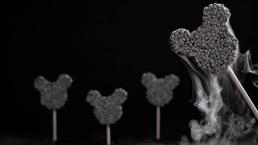 New Mickey-shaped Liquid Nitro Cake from Swirled Showcase at EPCOT Festival of the Holidays 2023