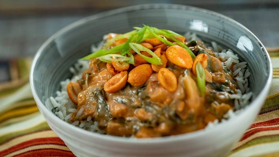 Peanut stew from the Refreshment Outpost at EPCOT Festival of the Holidays 2023
