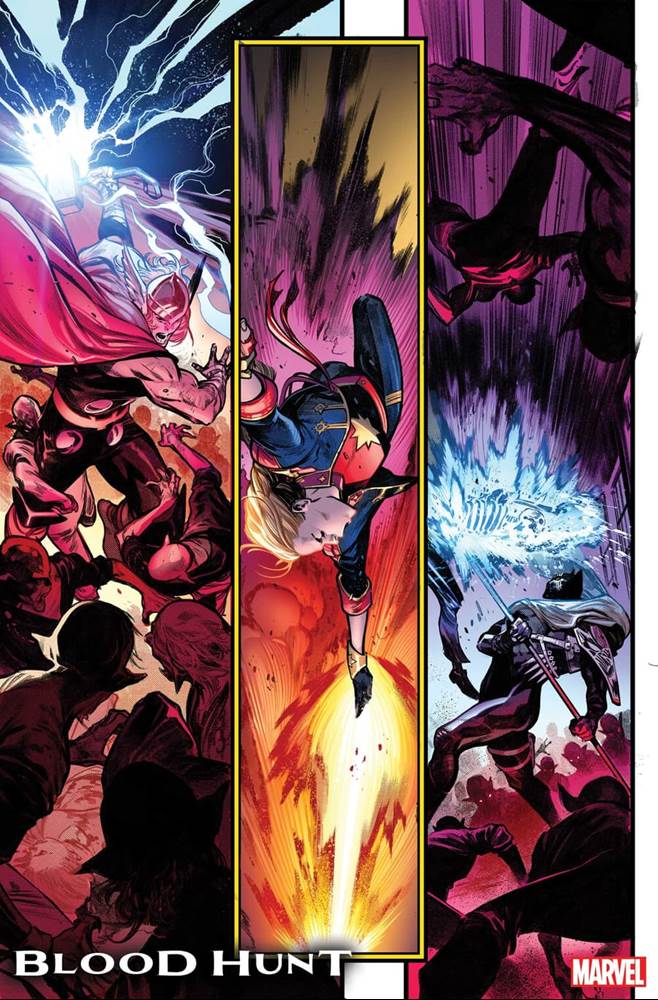 BLOOD HUNT #1 interior artwork by Pepe Larraz