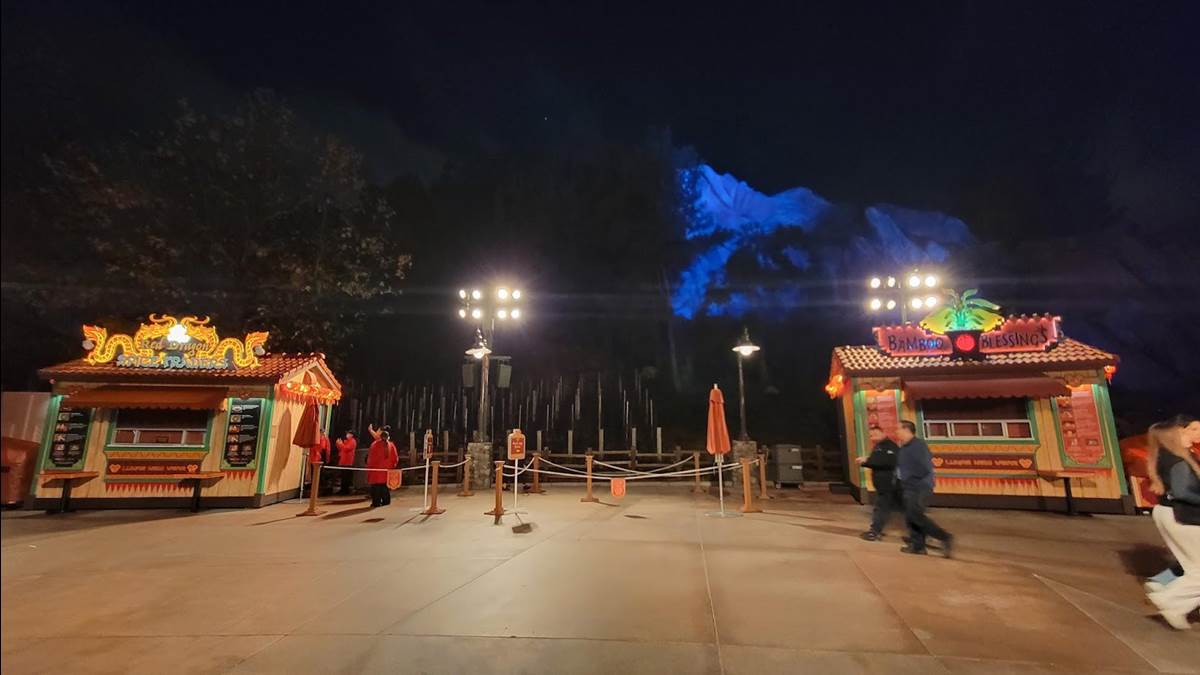 Bamboo Blessings & Red Dragon Spice Traders at park close