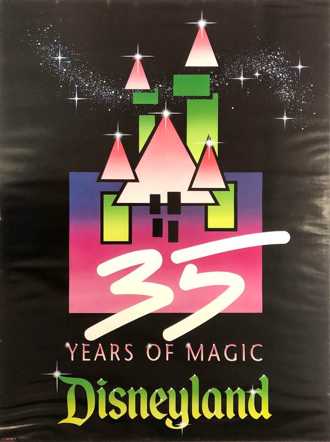 35 Years of Magic Disneyland Poster - ID: julydisneyana20382 | Van Eaton  Galleries