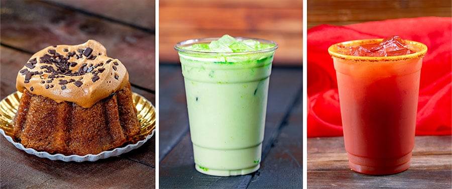 Dalgona Coffee Bundt Cake, Green Tea Horchata and Blood Orange Cocktail from Cappuccino Cart for Lunar New Year 2024