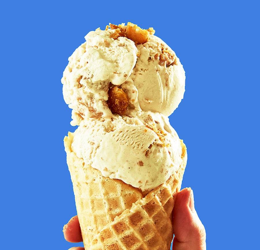 fried chicken Ice Cream cone