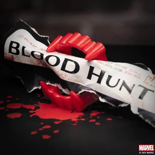 BLOOD HUNT promotional vampire teeth