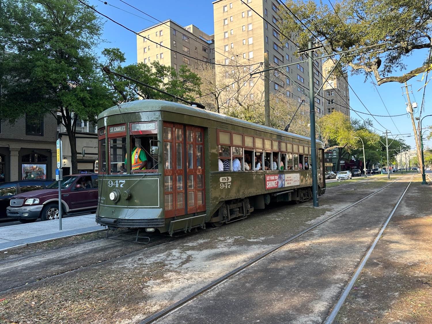 Charles Streetcar Line: The green streetcars that Tiana & Eudora ride in the film.