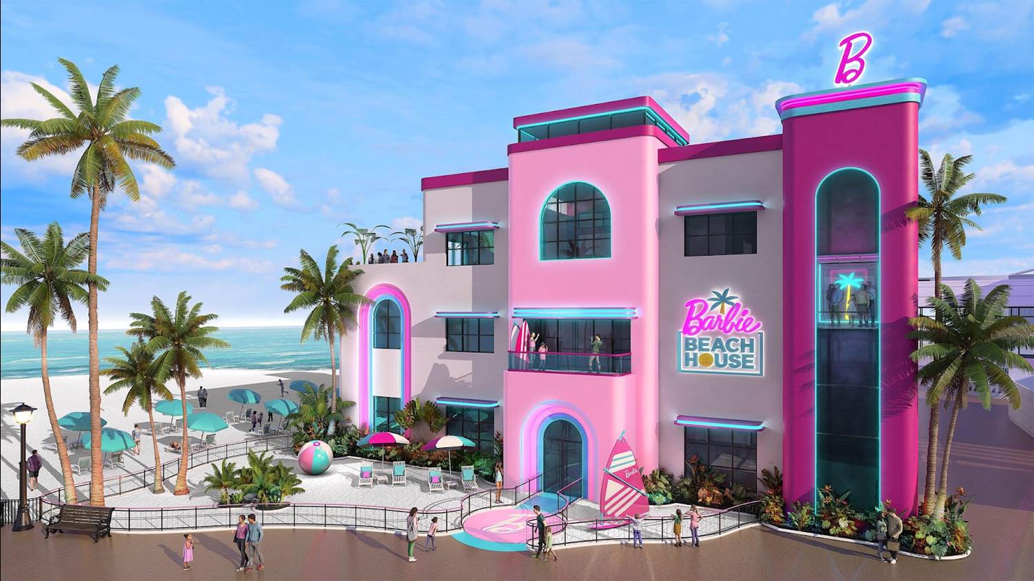 Barbie Beach House, Mattel Adventure Park