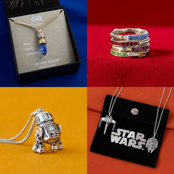 Kyber Crystal, Crystal Lightsabers (top row); Droids and Mini Ships (bottom row)