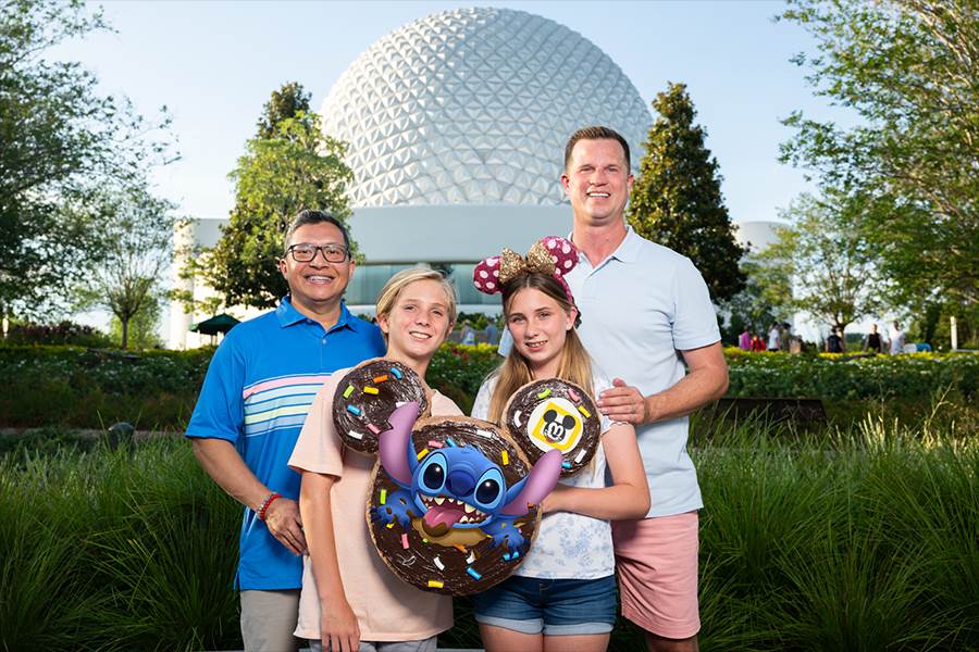 Disney PhotoPass photo at EPCOT