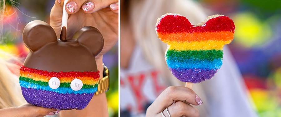 Rainbow Mickey Apple, Rainbow Mickey Cereal Treat