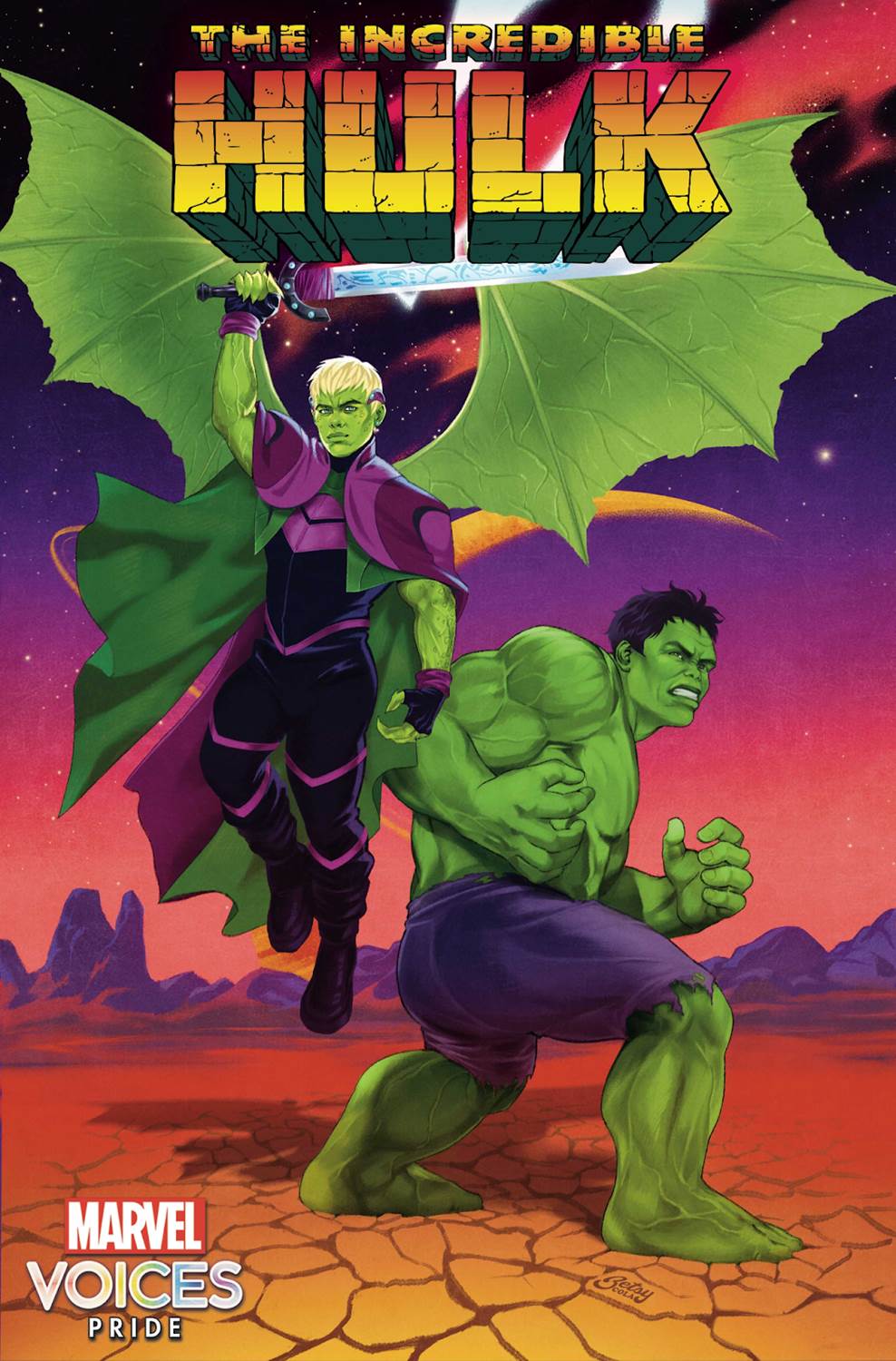 INCREDIBLE HULK #13 PRIDE ALLIES VARIANT COVER BY BETSY COLA (On Sale 6/12)