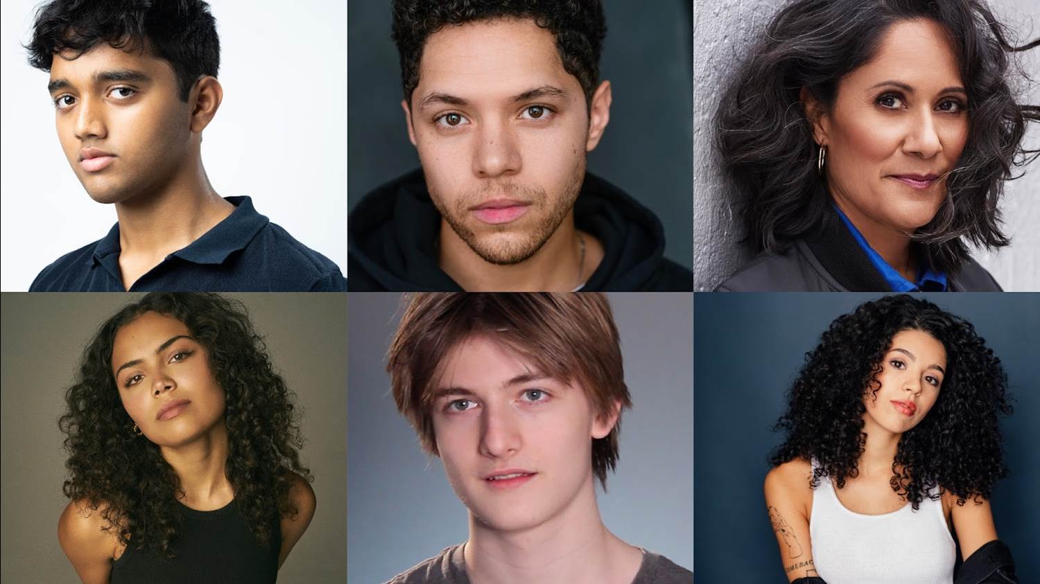 Top, From Left: Arjun Athalye, Stony Blyden, and Sakina Jaffrey – Bottom, From Left: Eloise Payet, Christopher Paul Richards, and Kyra Tantao