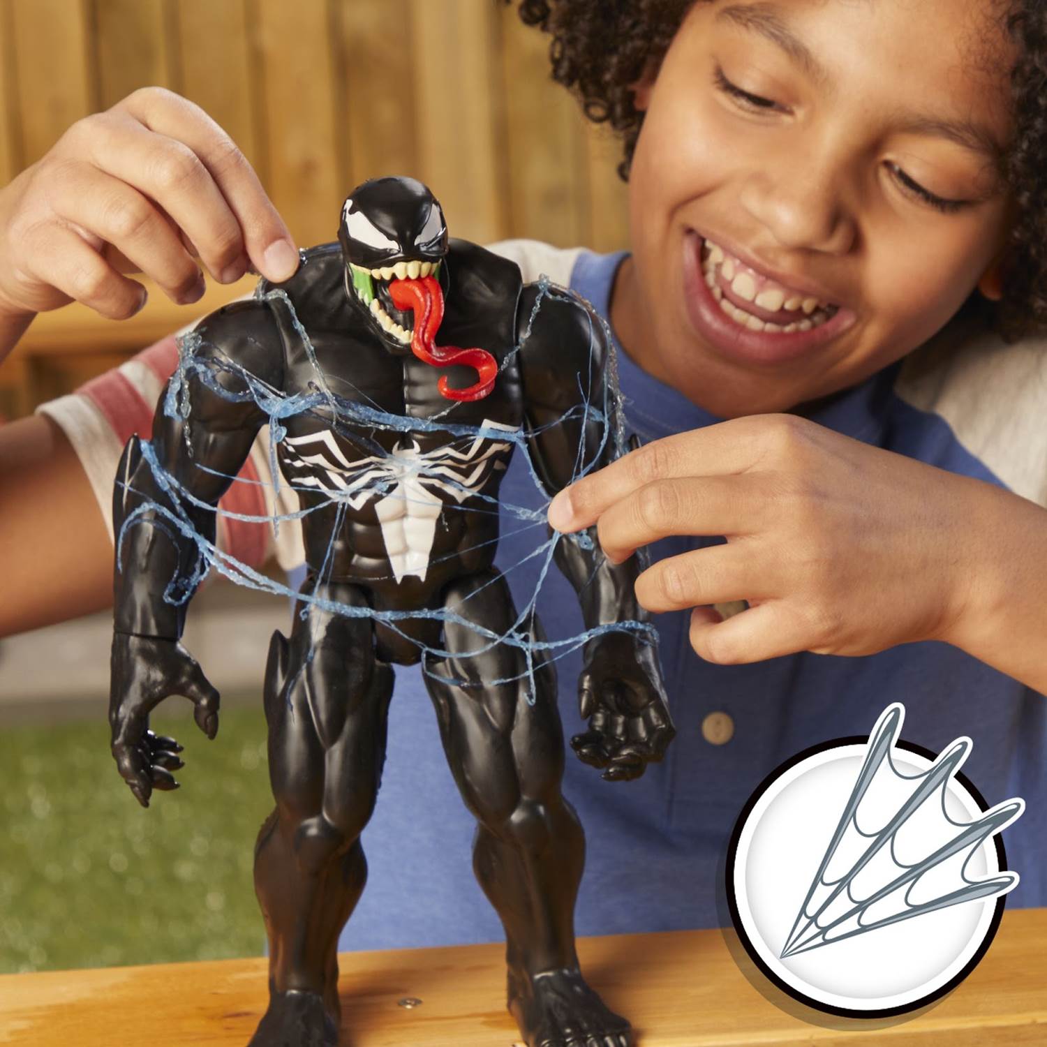 Venom figure sold separately.