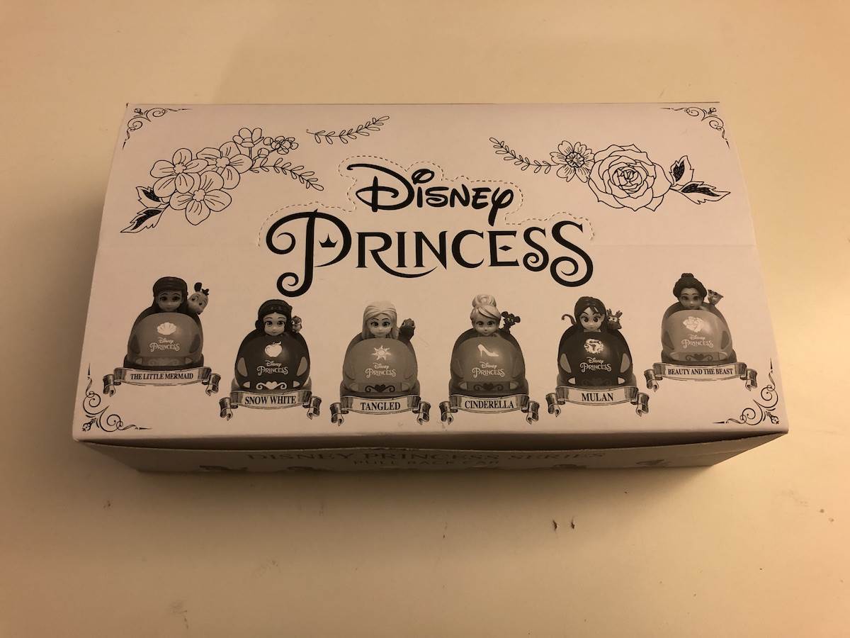 Black and white box opens to reveal...