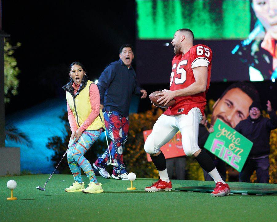 Kelce on ABC's "Holey Moley"