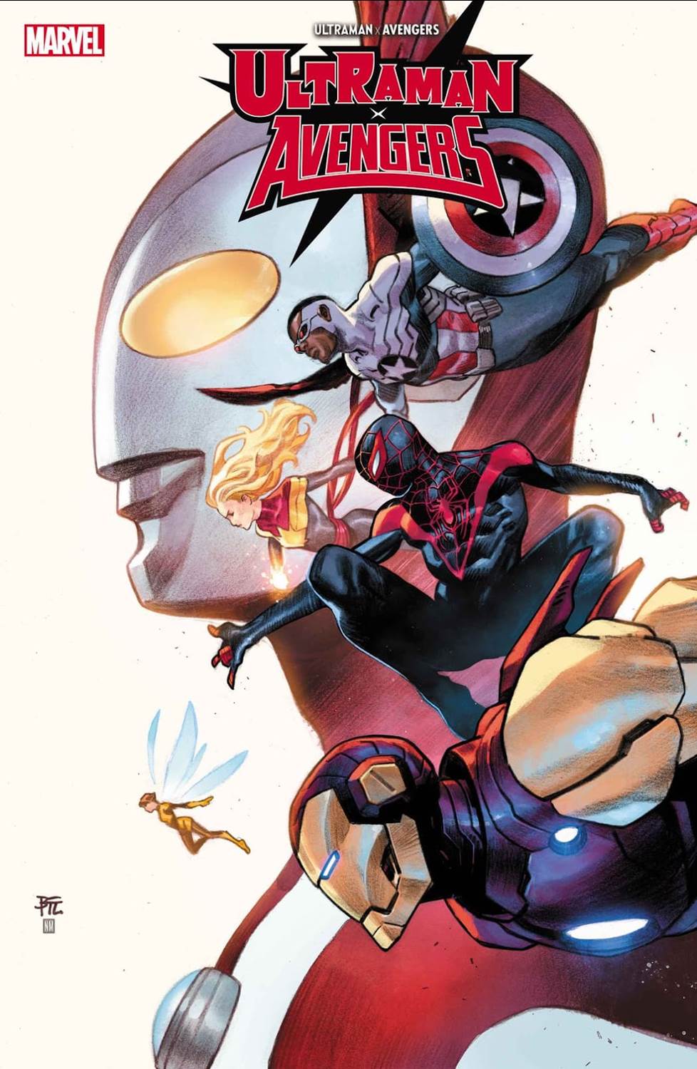 ULTRAMAN X AVENGERS #1 cover by Dike Ruan