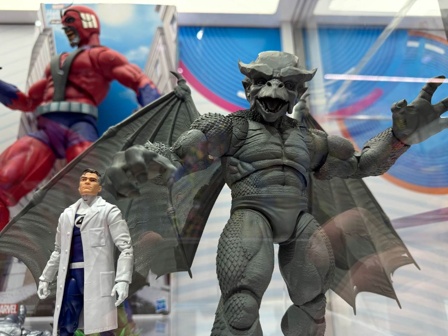New premium Dragon Man figure model, with HasLab Giant Man in the background