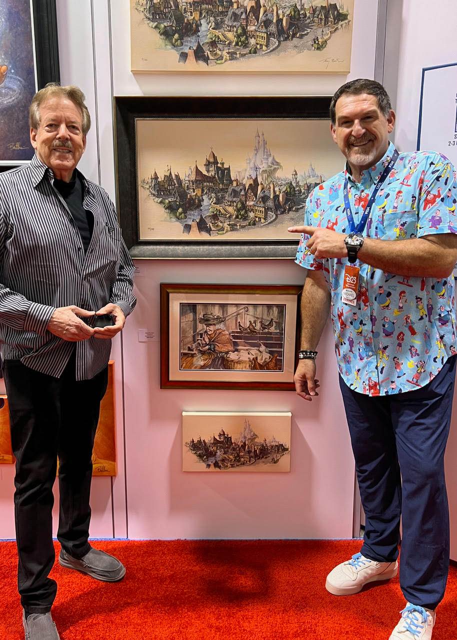 Tony Baxter with Michael Young at D23