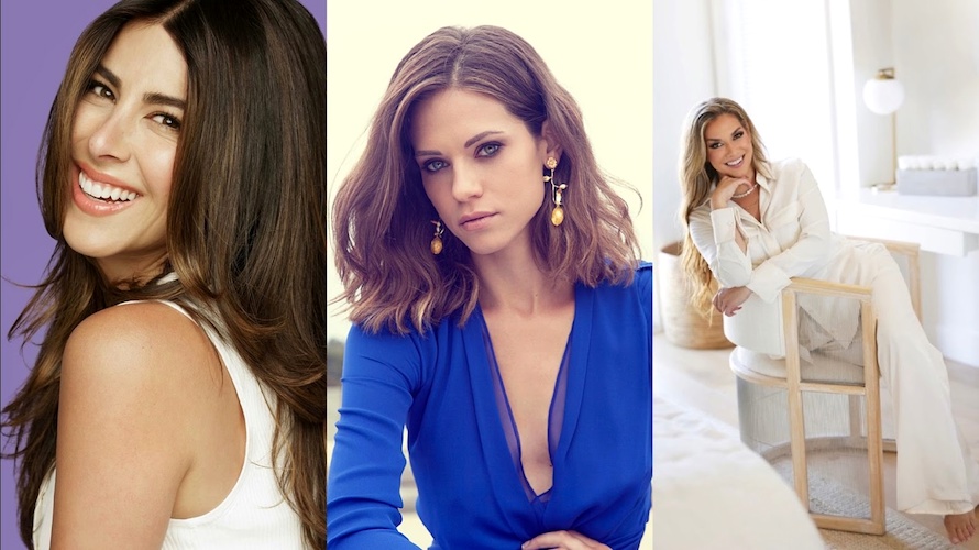 L-R: Daniella Monet, Lyndsy Fonseca, Allison Holker Boss