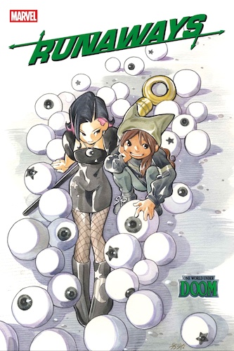 Runaways #1 variant cover by Peach Momoko