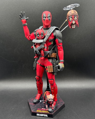 'Hi, Wade! Hi, Headpool! Hi, Babypool! Hi, Dogpool!'