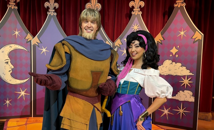Phoebus and Esmerelda appear at Disneyland After Dark: 90s Nite 