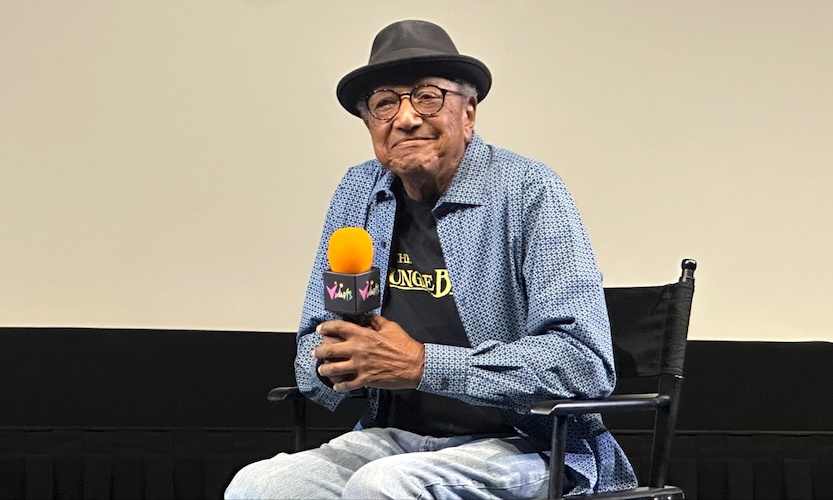 Floyd Norman speaks at a screening of 'The Jungle Book' at Vidiots in Los Angeles