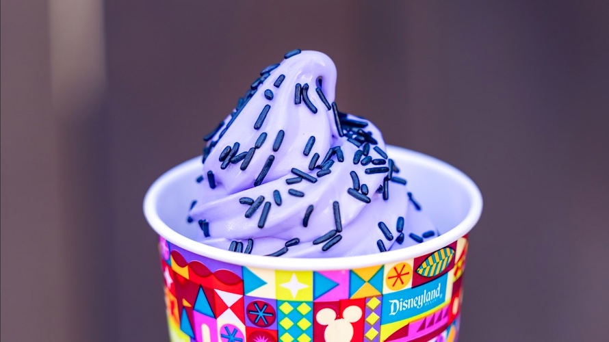 Ube-Vanilla Twist Soft-serve