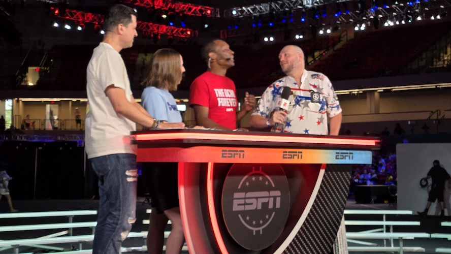 Bullshooter champion Kevin Luke enjoying the moment