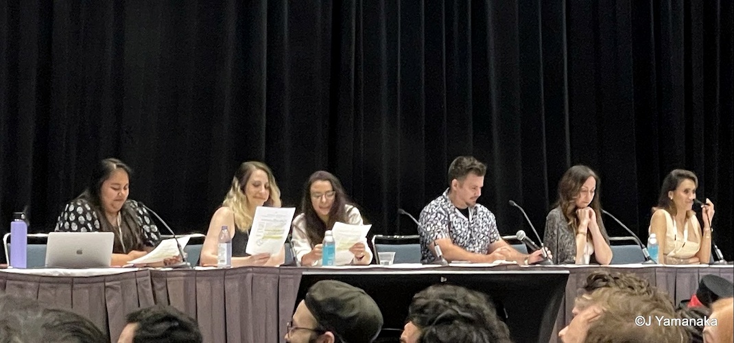 Indu Vasudev, Production Manager; Rachael Marino, Supervising Dubbing Producer; Rachel Slotky and Carrie Keranen, casting directors, voice actors, and directors; and voice actors Cristina Vee (Miraculous: Tales of Ladybug & Cat Noir) and David Errigo Jr. (Phineas and Ferb).