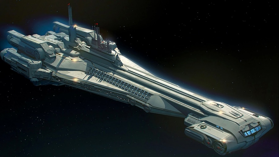 The Halcyon starcruiser.